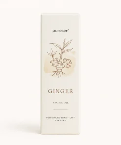 Puresen Ginger Aroma Oil - 15 ml box packaging