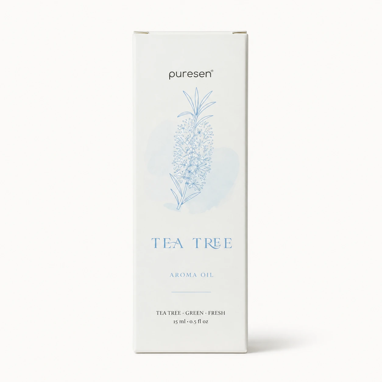 Puresen Tea Tree Aroma Oil - 15 ml box packaging