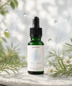Puresen Tea Tree Aroma Oil in bright garden shade